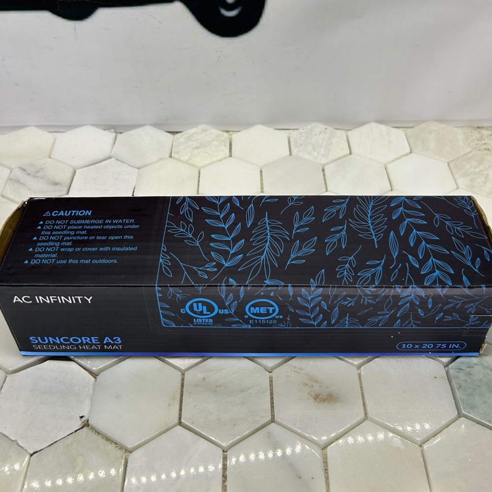Seedling Heat Mat AC Infinity 10 inch x 20.75 inch Waterproof Seedling Heat Mat